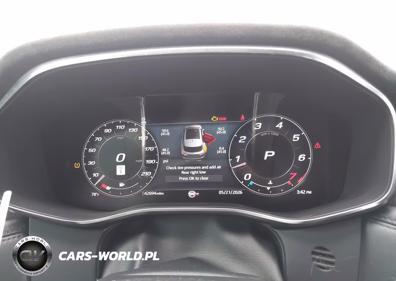 2021 Jaguar F-Pace Svr P550 Awd Automatic VIN:SADCZ2EE7MA688828 - 7