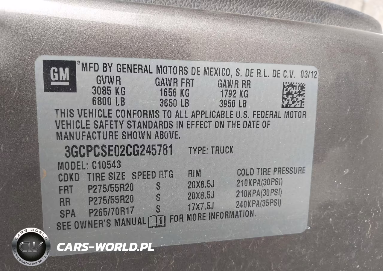 2012 Chevrolet Silverado 1500 Lt VIN:3GCPCSE02CG245781 - 9
