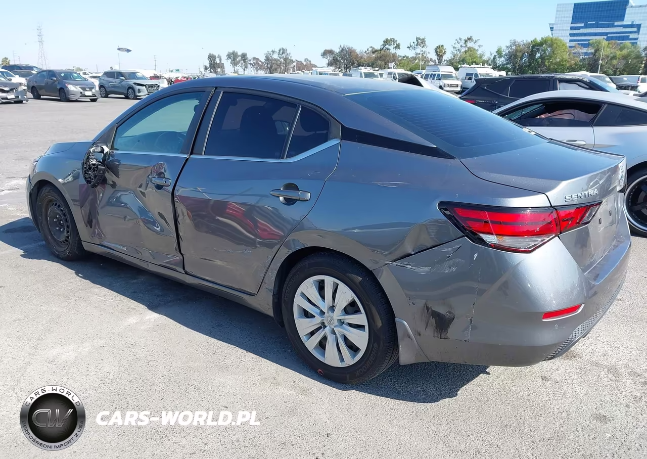 2020 Nissan Sentra S Xtronic Cvt VIN:3N1AB8BV2LY258104 - 3