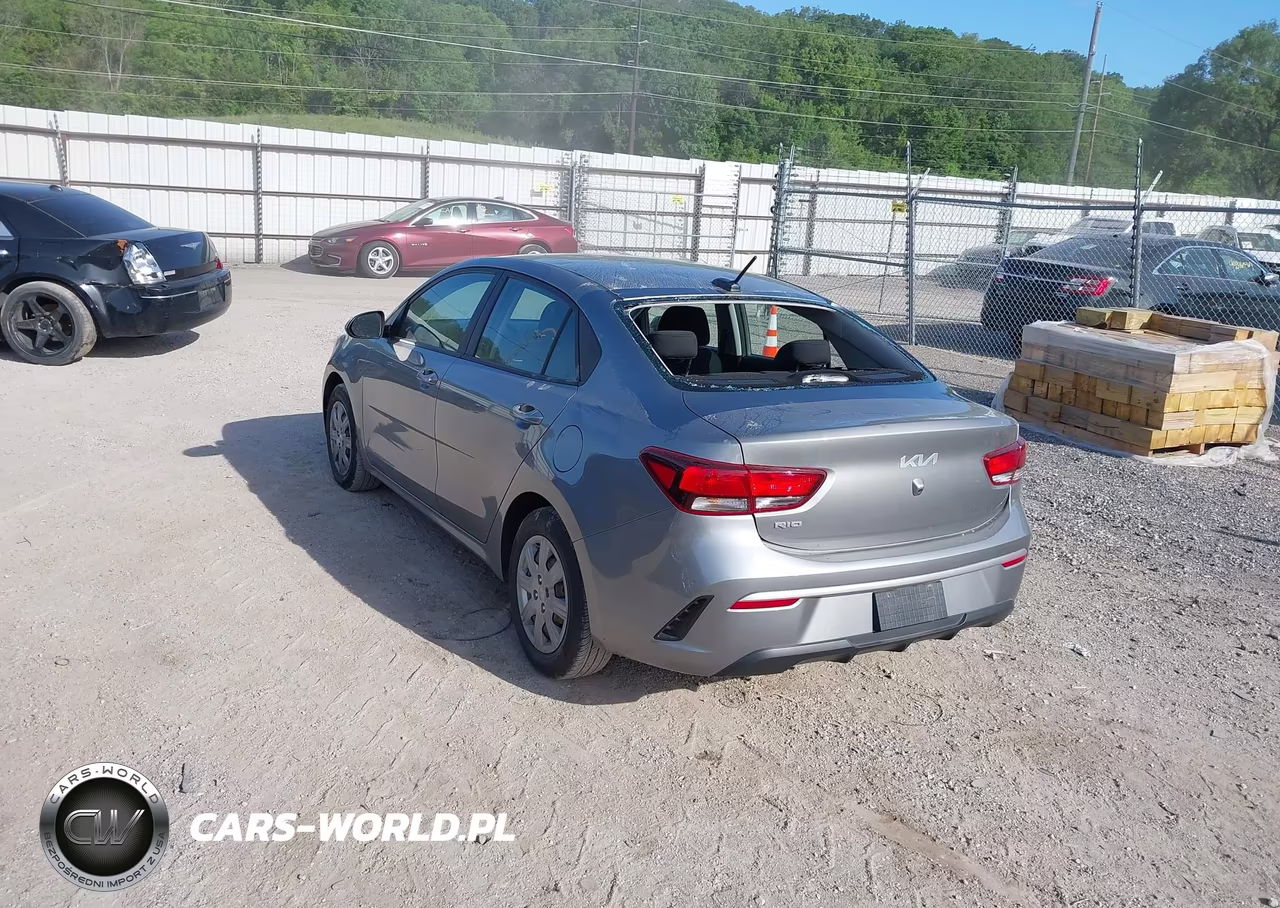 2022 Kia Rio S VIN:3KPA24AD4NE468884 - 3
