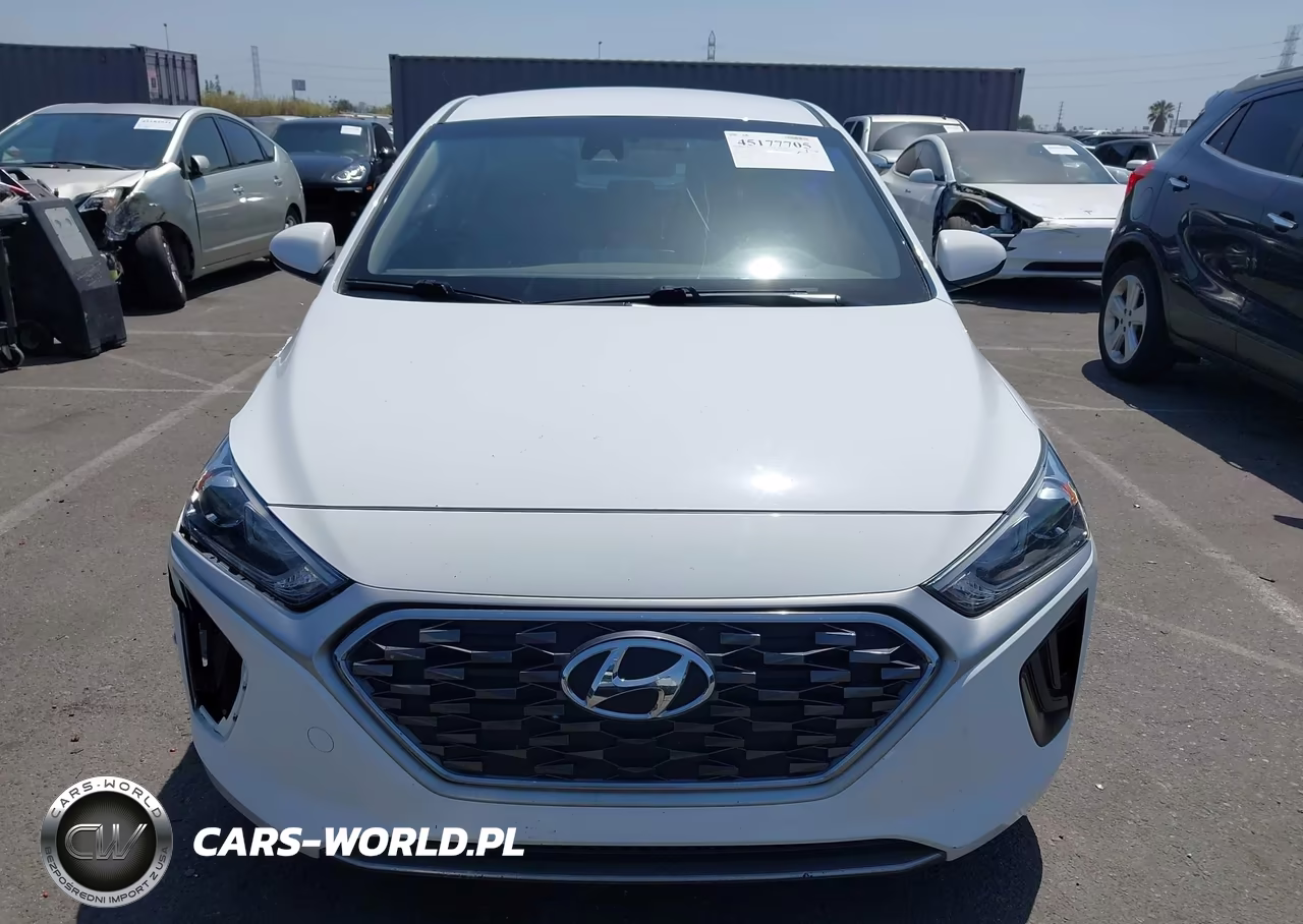 2021 Hyundai Ioniq Hybrid Blue VIN:KMHC65LC8MU252846 - 12