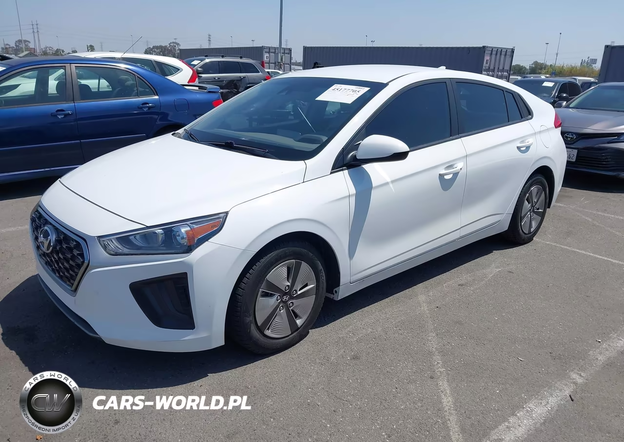 2021 Hyundai Ioniq Hybrid Blue VIN:KMHC65LC8MU252846 - 2