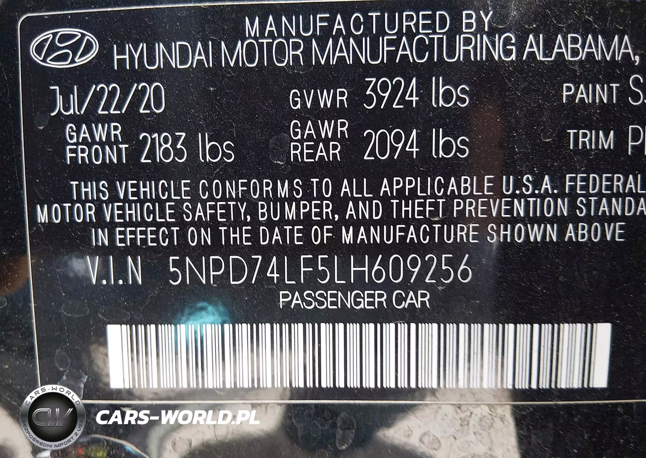 2020 Hyundai Elantra Se VIN:5NPD74LF5LH609256 - 9