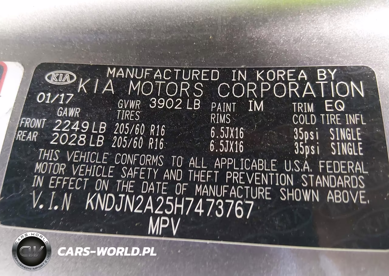2017 Kia Soul VIN:KNDJN2A25H7473767 - 9