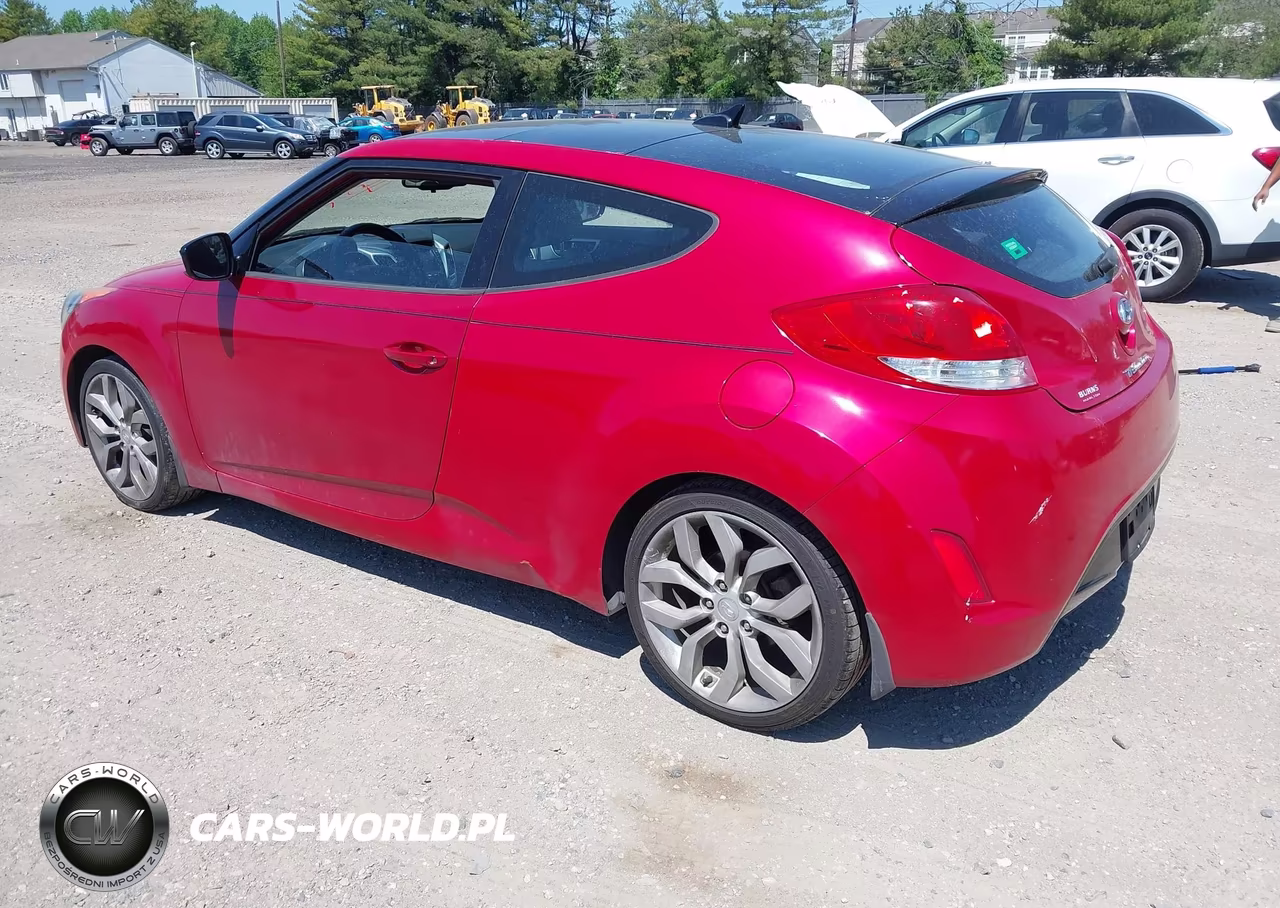 2013 Hyundai Veloster Base W-Gray VIN:KMHTC6AD5DU148311 - 3
