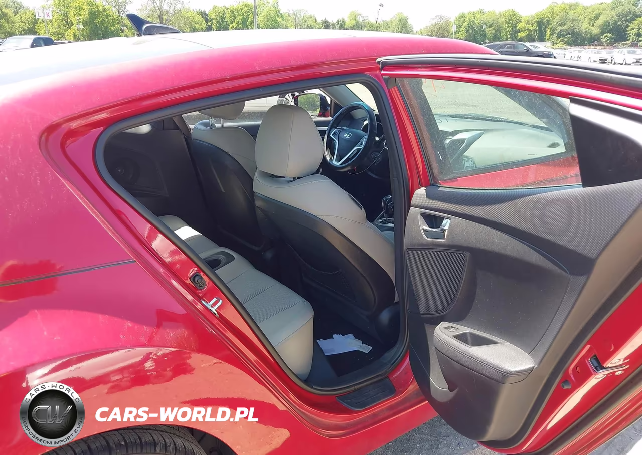 2013 Hyundai Veloster Base W-Gray VIN:KMHTC6AD5DU148311 - 8