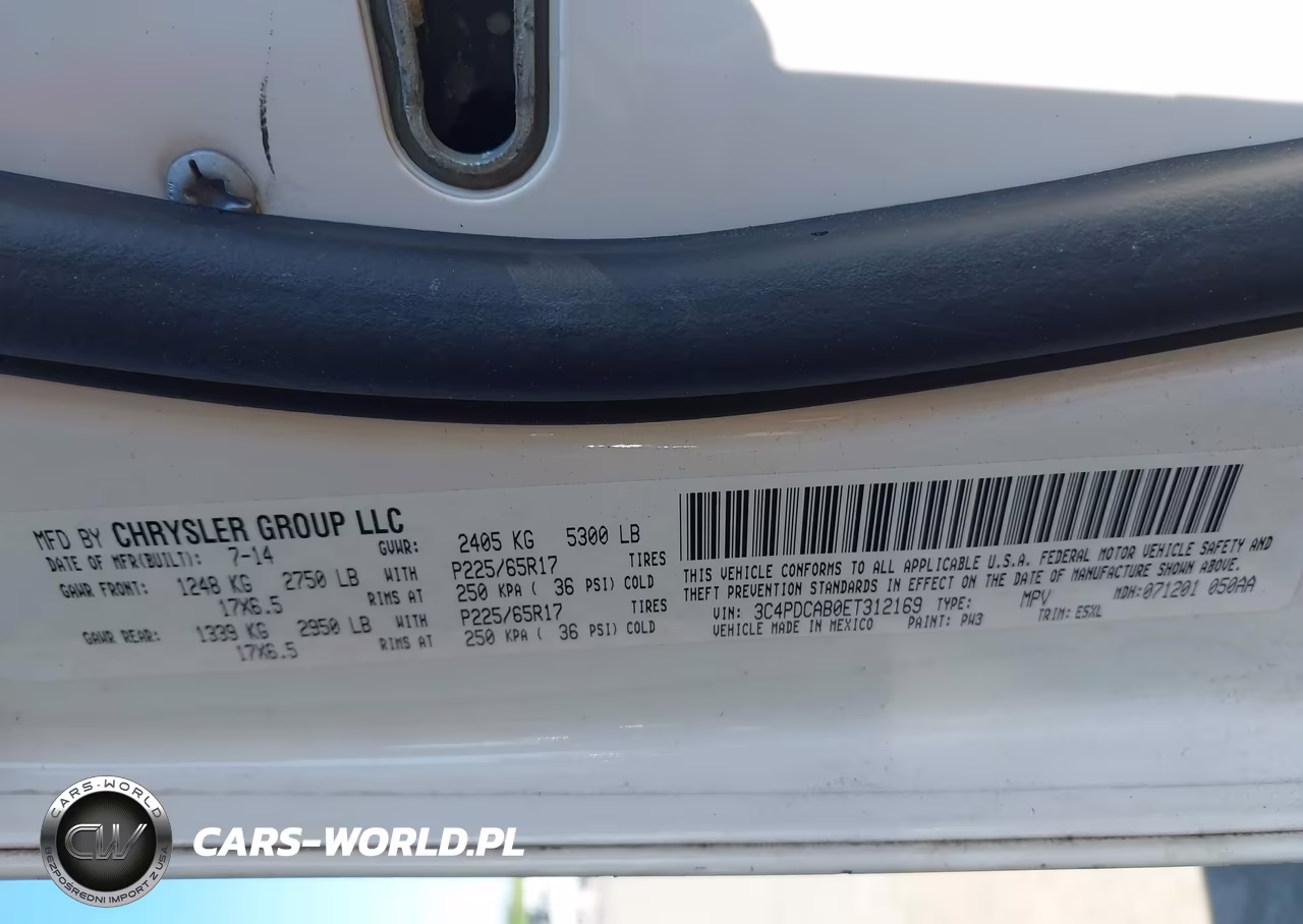 2014 Dodge Journey Se VIN:3C4PDCAB0ET312169 - 9