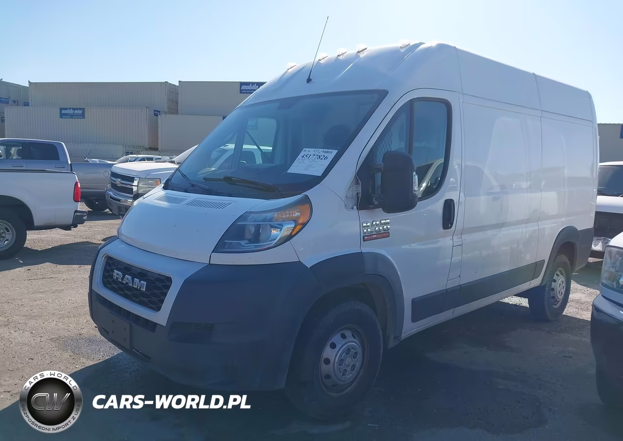 2020 Ram Promaster 1500 High Roof 136 Wb VIN:3C6TRVBGXLE111197 - 2
