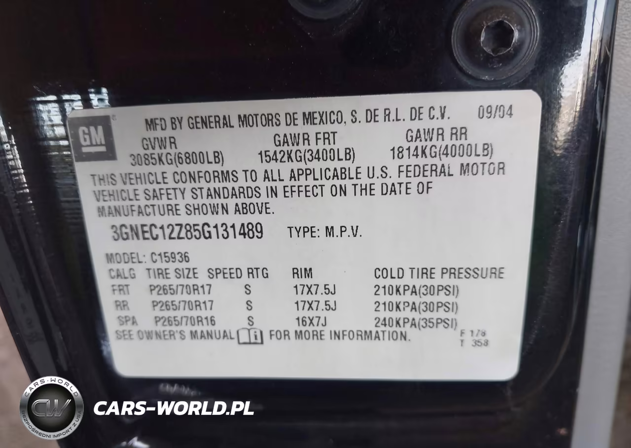 2005 Chevrolet Avalanche 1500 Z66 VIN:3GNEC12Z85G131489 - 9