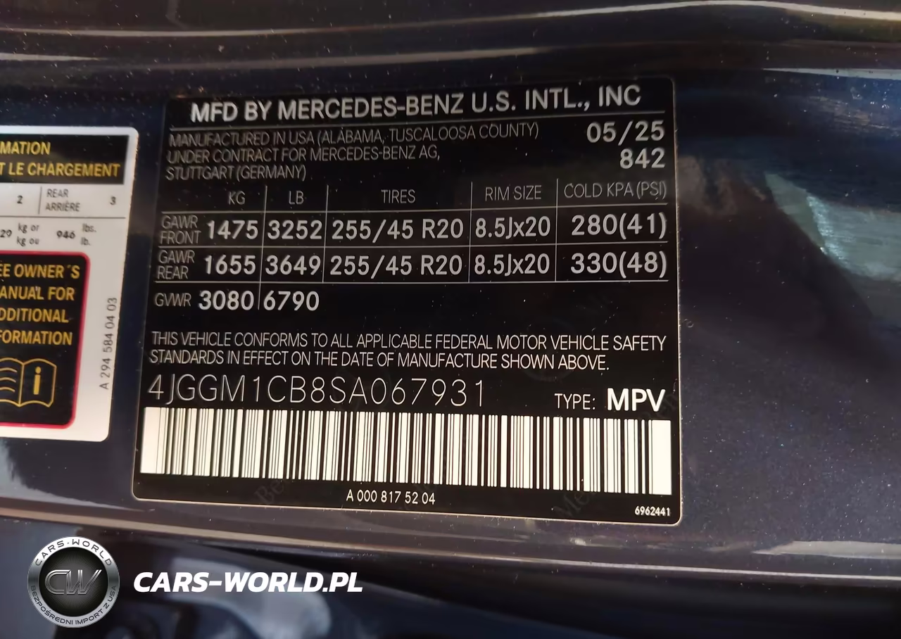 2025 Mercedes-Benz Eqe 350 Suv 4Matic VIN:4JGGM1CB8SA067931 - 9