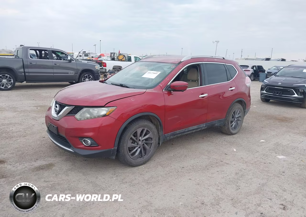 2016 Nissan Rogue S-Sl-Sv VIN:5N1AT2MT8GC916490 - 2