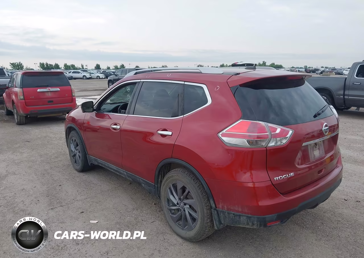 2016 Nissan Rogue S-Sl-Sv VIN:5N1AT2MT8GC916490 - 3