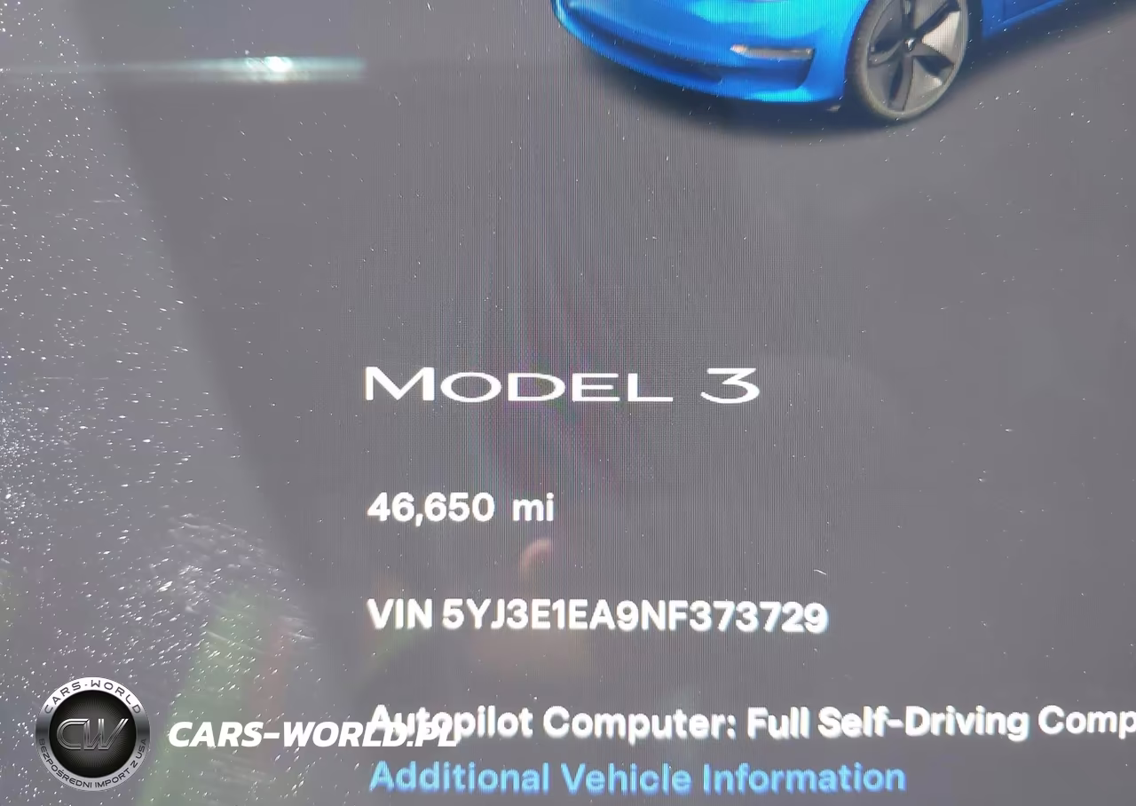2022 Tesla Model 3 Rear-Wheel Drive VIN:5YJ3E1EA9NF373729 - 14