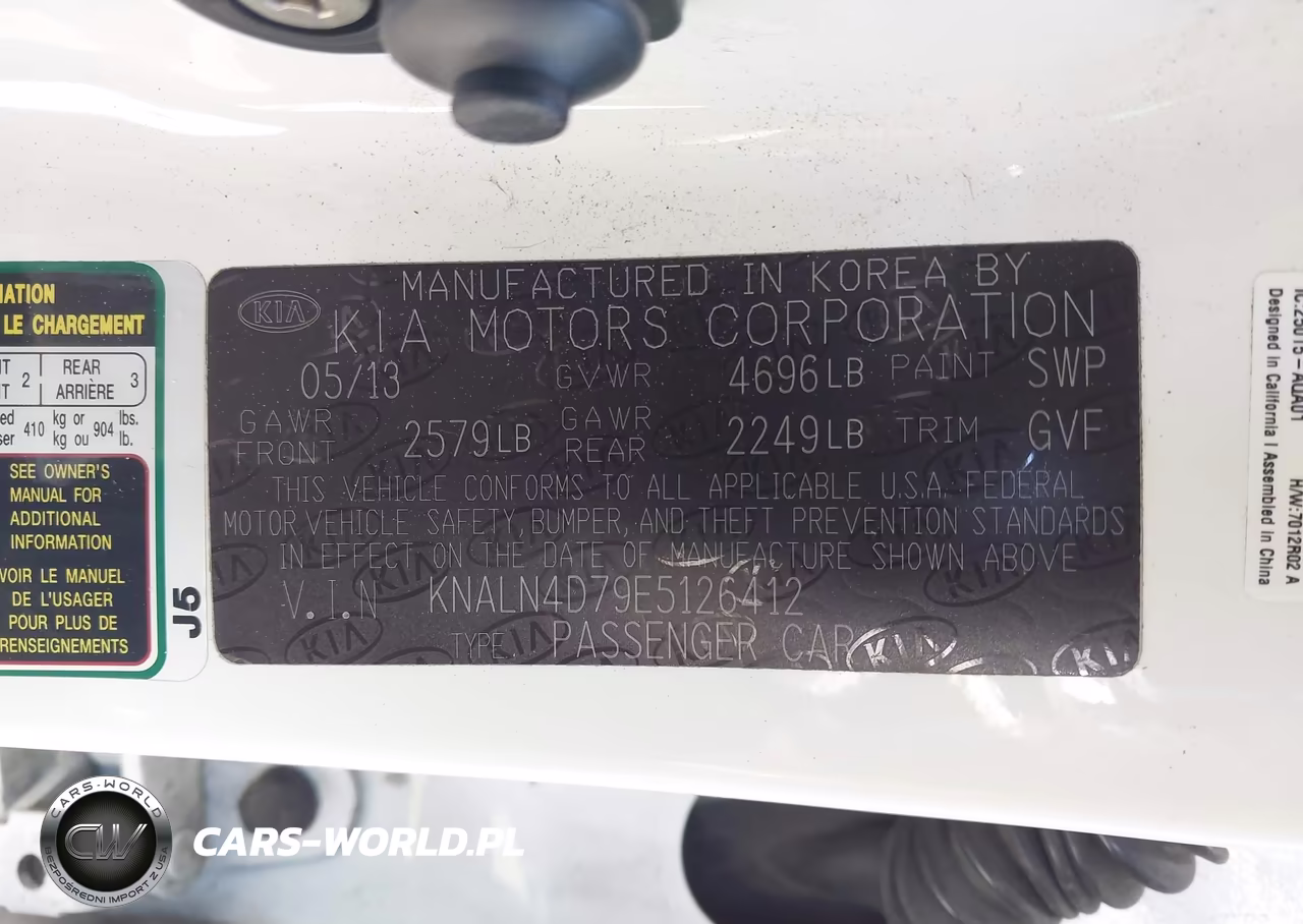 2014 Kia Cadenza Premium VIN:KNALN4D79E5126412 - 9