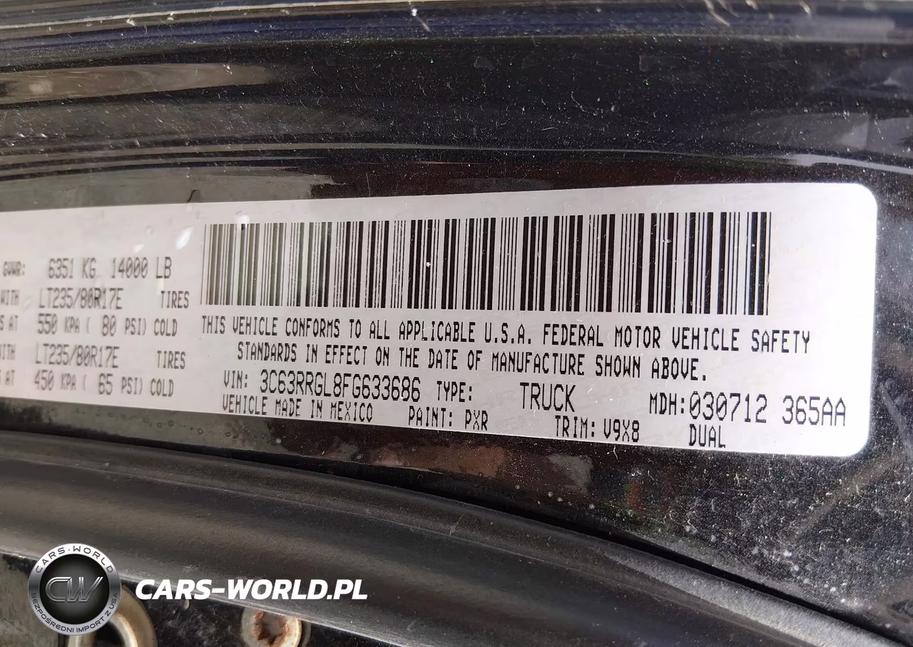 2015 Ram 3500 Tradesman VIN:3C63RRGL8FG633686 - 8