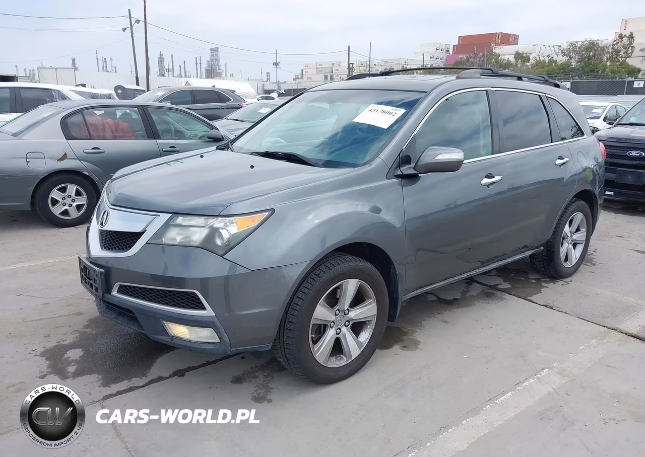 2012 Acura Mdx VIN:2HNYD2H27CH535961 - 2