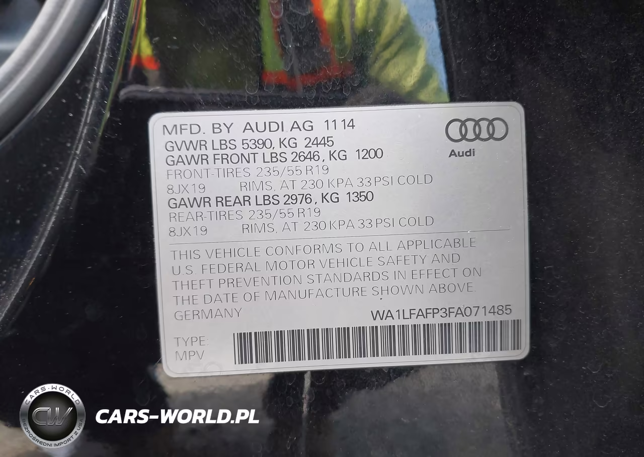 2015 Audi Q5 2.0T Premium VIN:WA1LFAFP3FA071485 - 9