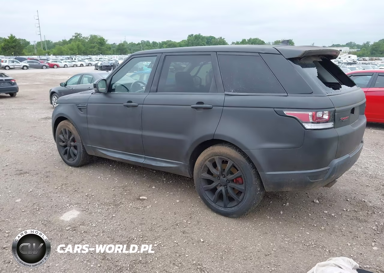 2015 Land Rover Range Rover Sport 3.0L V6 Supercharged Hse VIN:SALWR2VF4FA521226 - 3