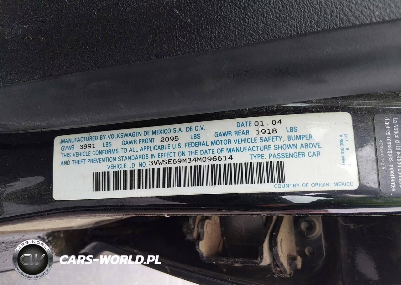 2004 Volkswagen Jetta Gli 1.8T-Gls 1.8T VIN:3VWSE69M34M096614 - 9