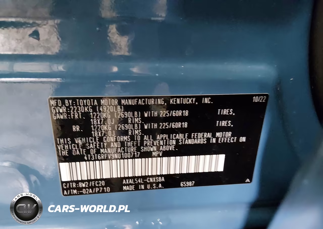 2022 Toyota Rav4 Hybrid Se VIN:4T3T6RFV9NU100717 - 9