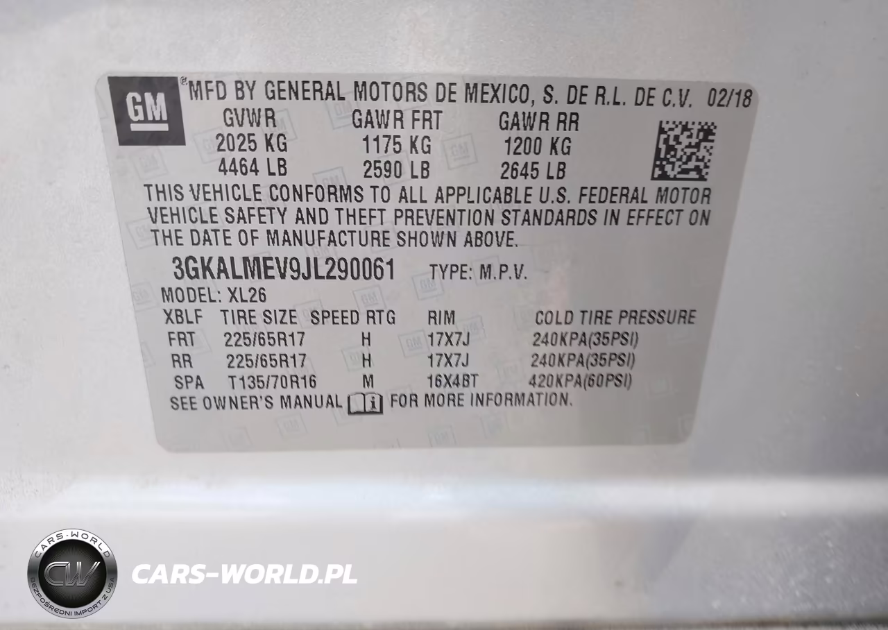 2018 GMC Terrain Sle VIN:3GKALMEV9JL290061 - 9