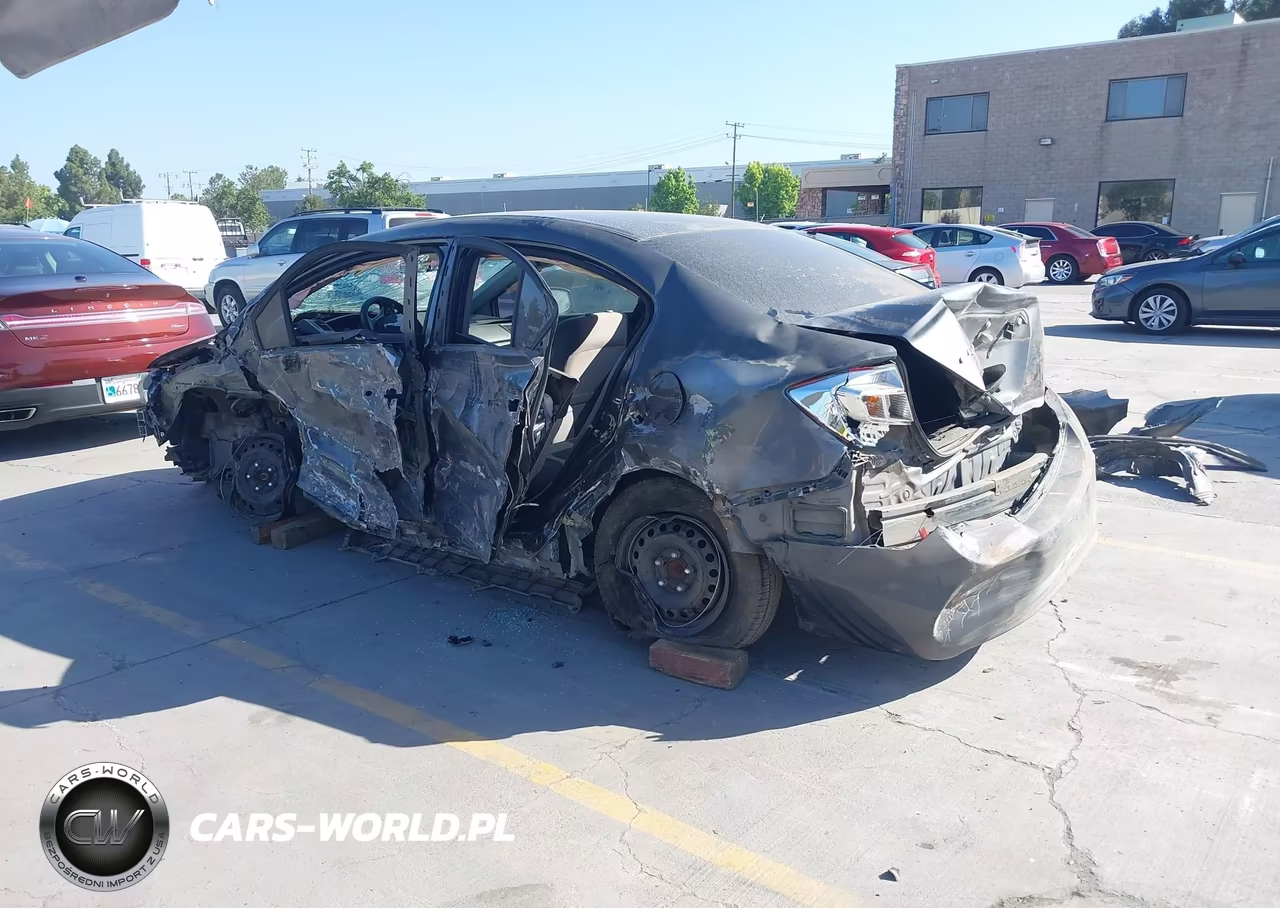 2012 Honda Civic Lx VIN:2HGFB2F50CH330922 - 3
