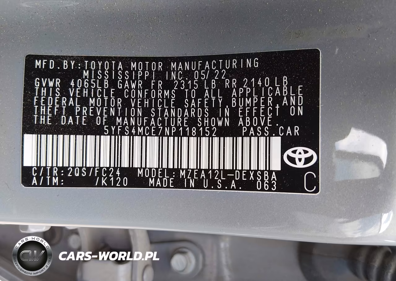 2022 Toyota Corolla Se Apex Edition VIN:5YFS4MCE7NP118152 - 9