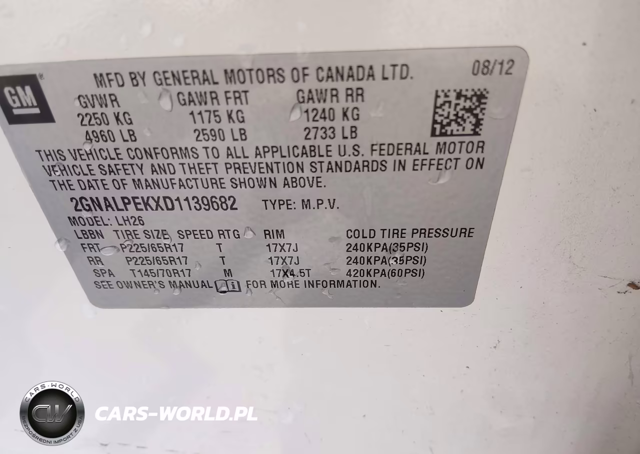 2013 Chevrolet Equinox 2Lt VIN:2GNALPEKXD1139682 - 9