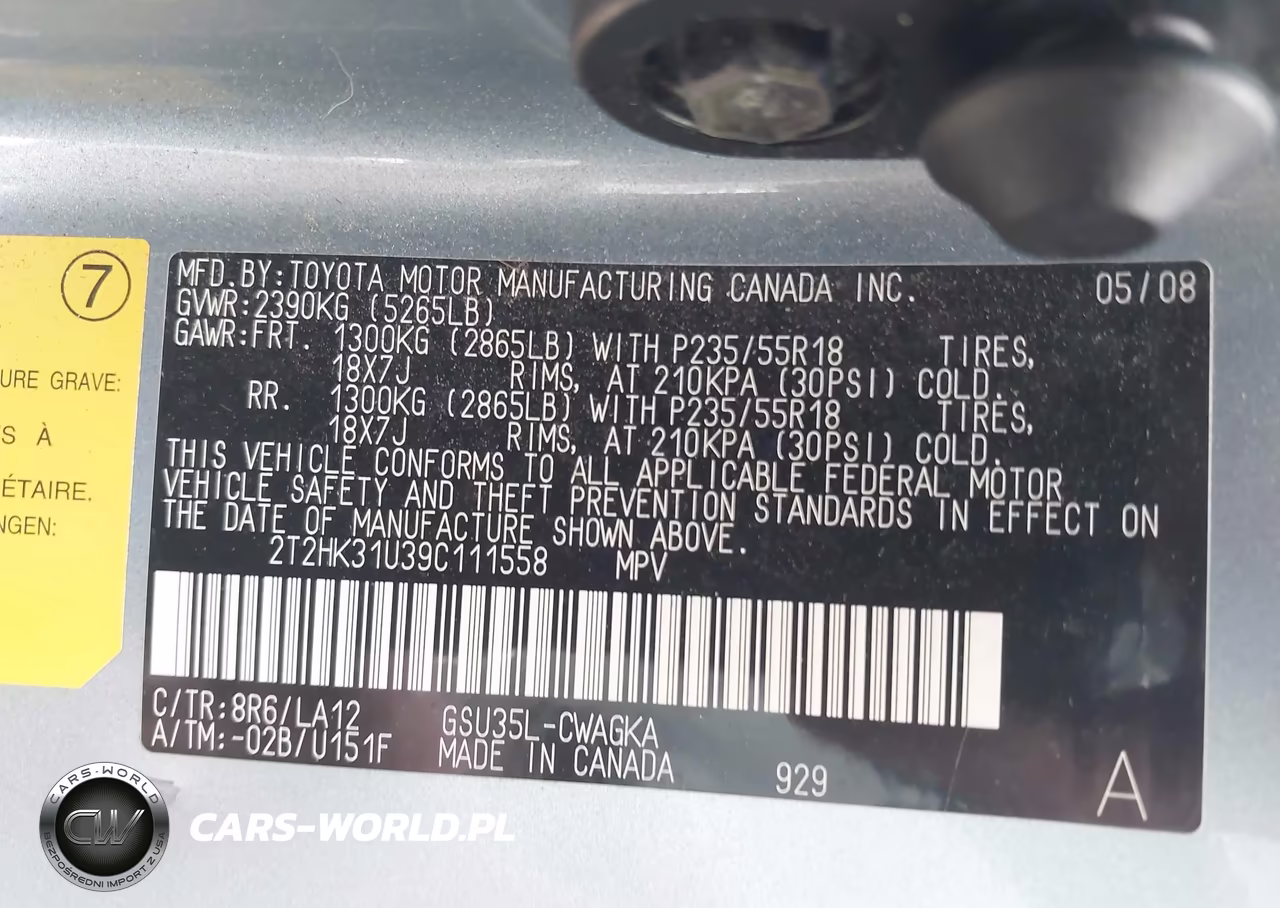 2009 Lexus Rx 350 VIN:2T2HK31U39C111558 - 9