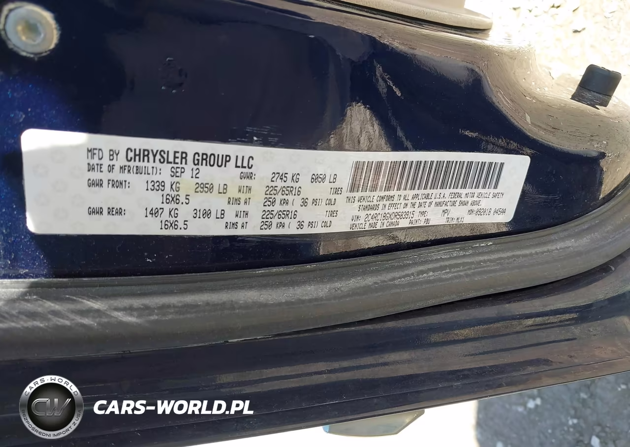 2013 Chrysler Town & Country Touring VIN:2C4RC1BGXDR583915 - 9