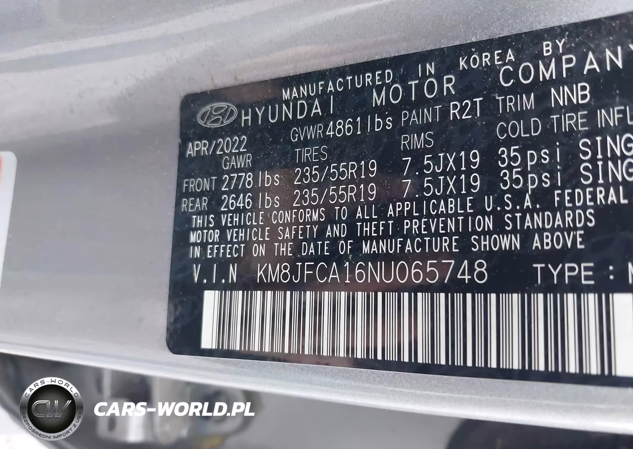 2022 Hyundai Tucson Hybrid Sel Convenience VIN:KM8JFCA16NU065748 - 9