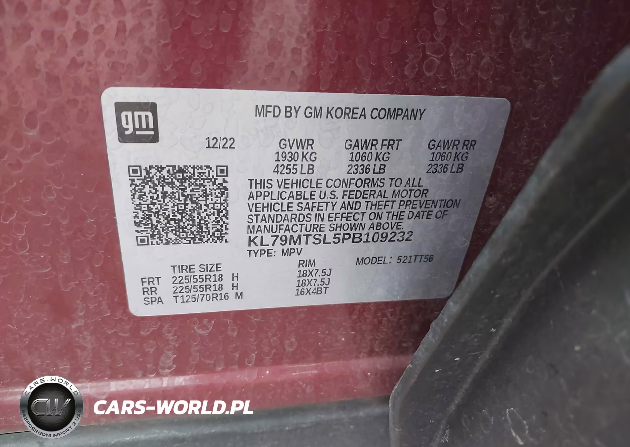 2023 Chevrolet Trailblazer Fwd Rs VIN:KL79MTSL5PB109232 - 9