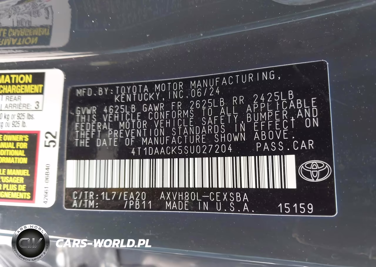 2025 Toyota Camry Se VIN:4T1DAACK5SU027204 - 9
