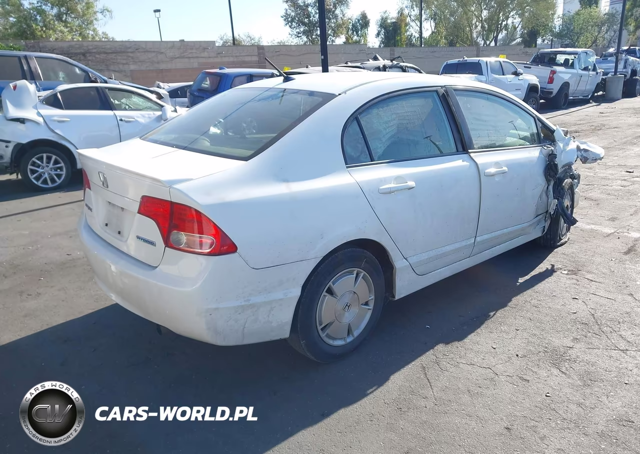 2008 Honda Civic Hybrid VIN:JHMFA36288S000246 - 4