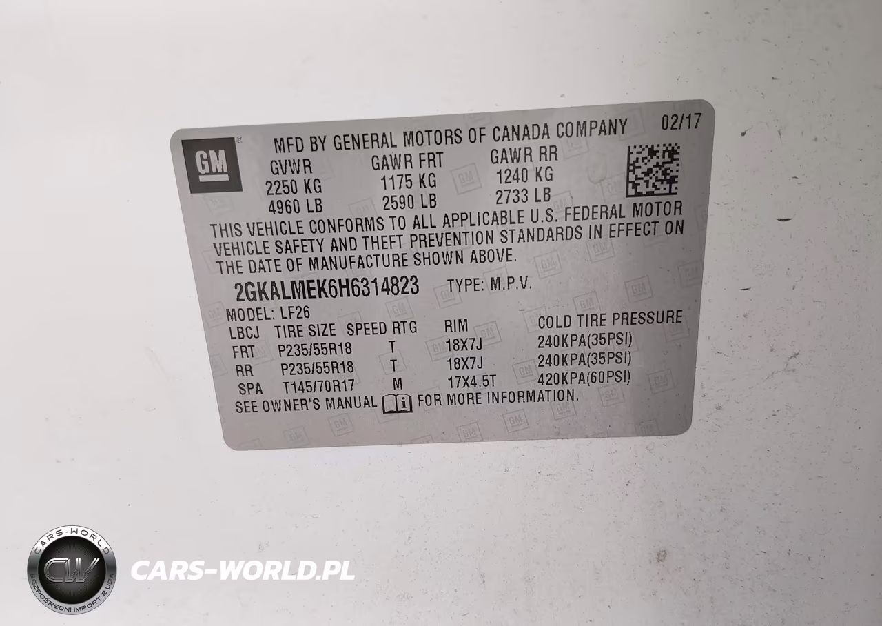 2017 GMC Terrain Sle-1 VIN:2GKALMEK6H6314823 - 9