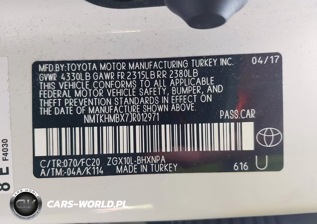 2018 Toyota C-Hr Xle-Xle Premium VIN:NMTKHMBX7JR012971 - 9