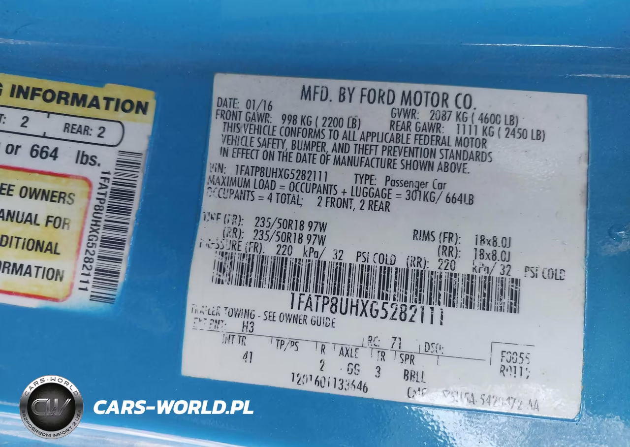 2016 Ford Mustang Ecoboost Premium VIN:1FATP8UHXG5282111 - 9