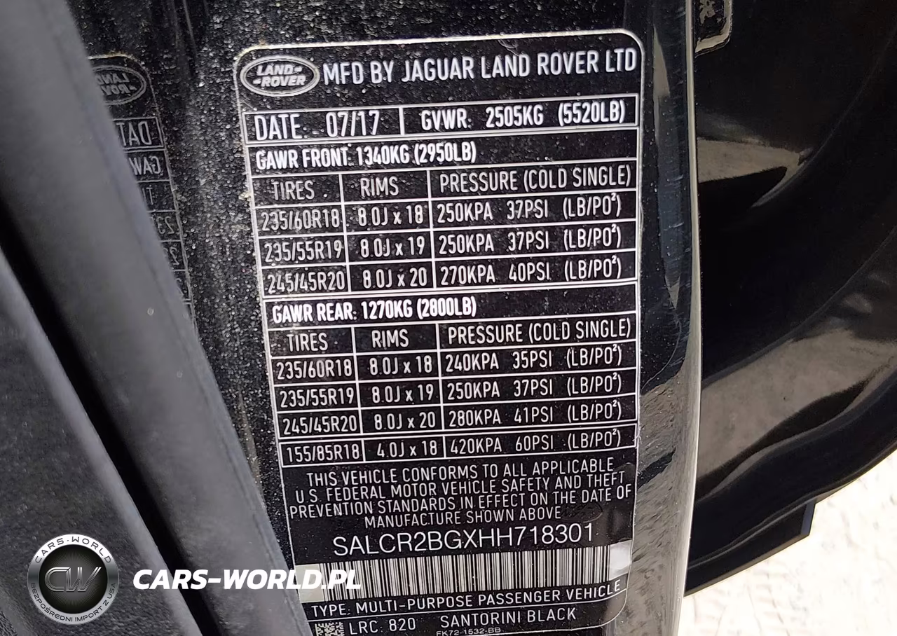 2017 Land Rover Discovery Sport Hse VIN:SALCR2BGXHH718301 - 9