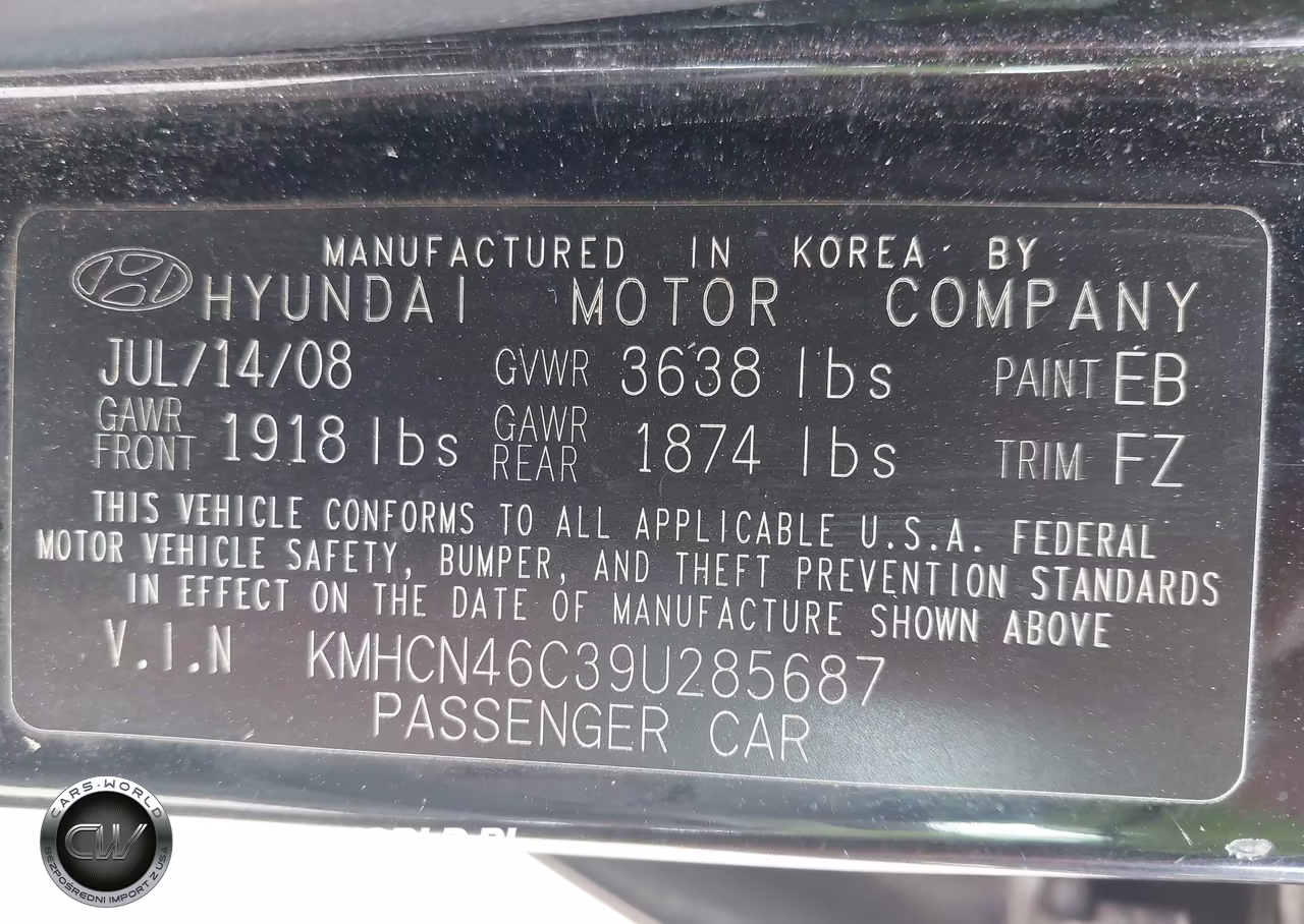 2009 Hyundai Accent Gls VIN:KMHCN46C39U285687 - 9