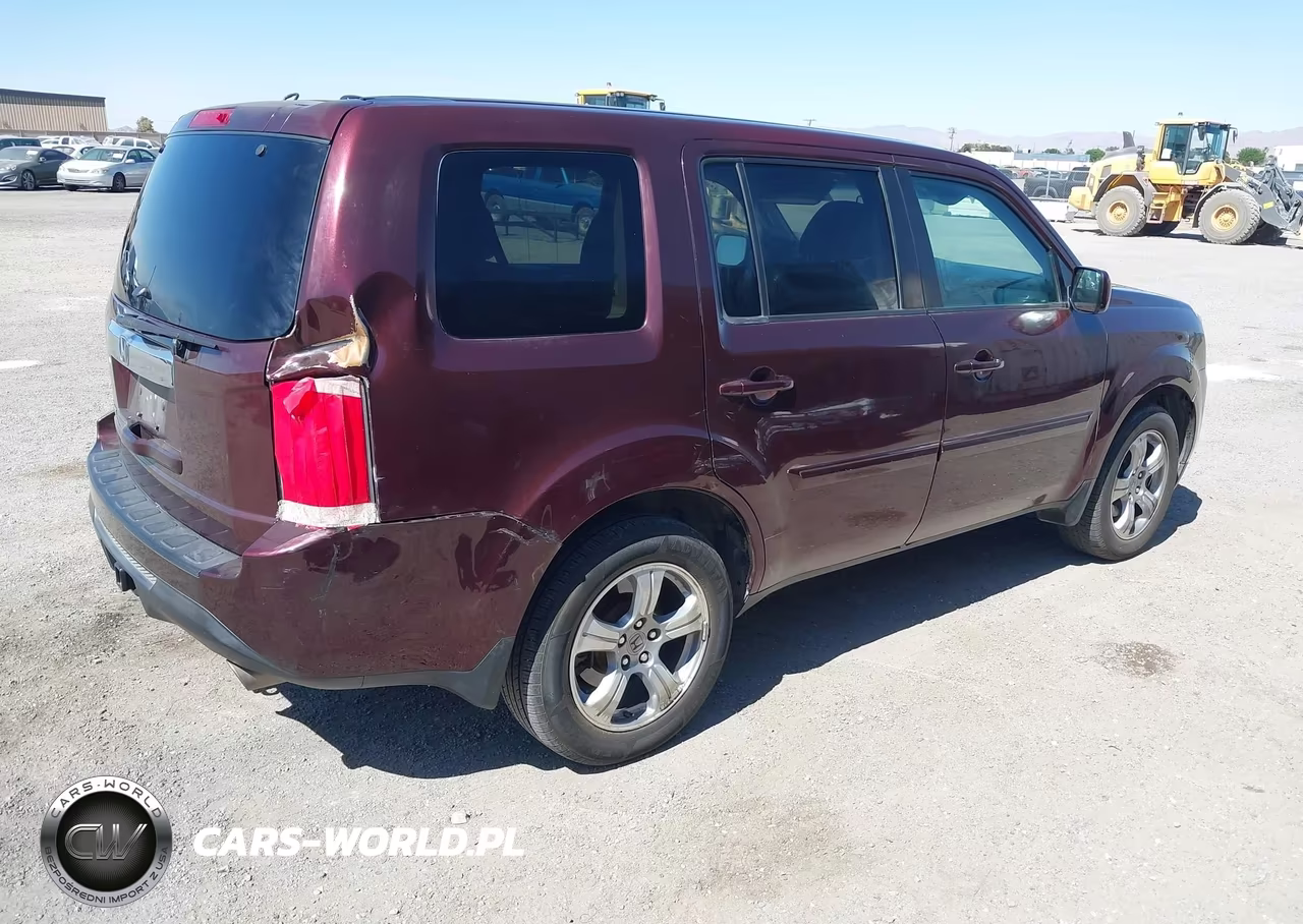 2014 Honda Pilot Ex-L VIN:5FNYF3H63EB021574 - 4