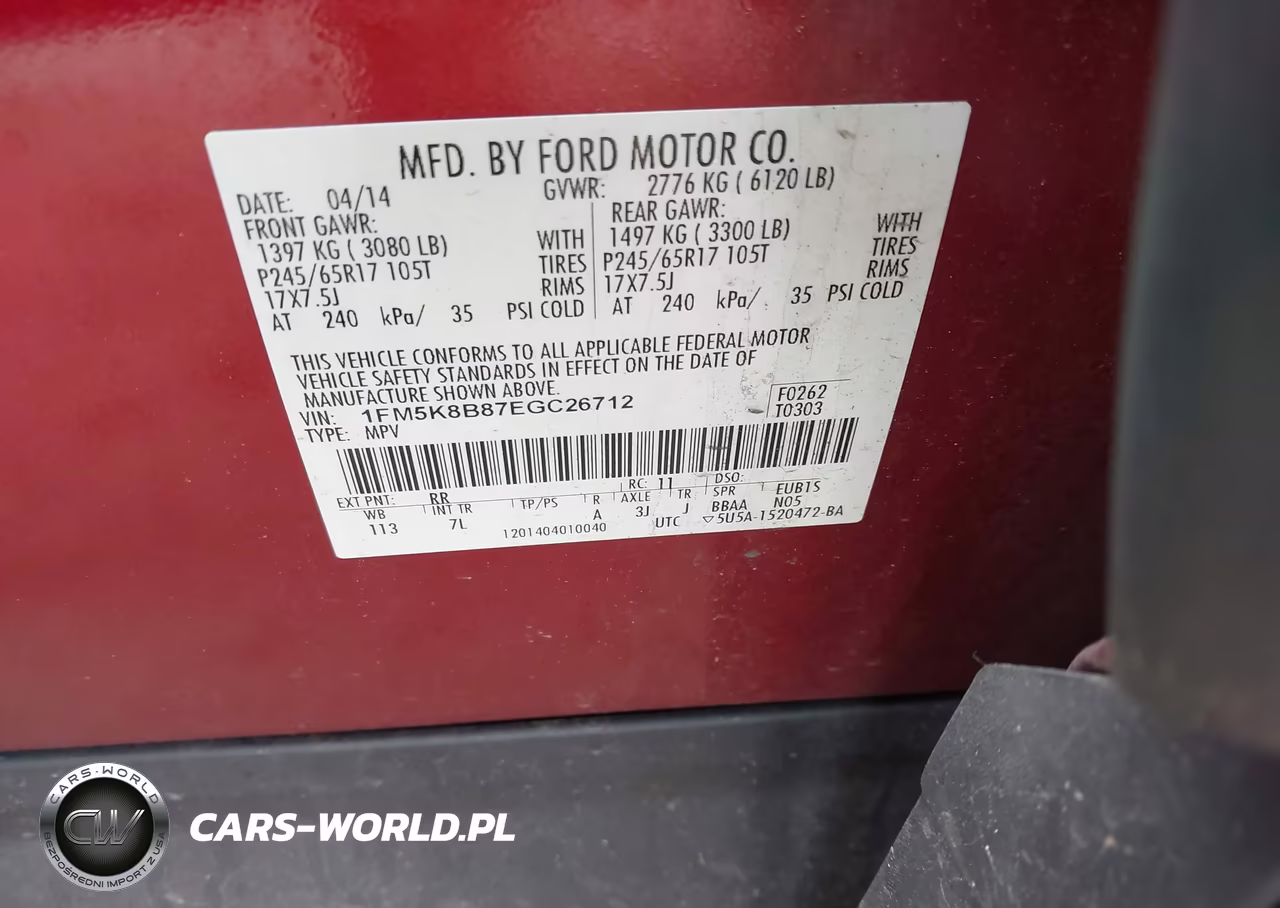 2014 Ford Explorer VIN:1FM5K8B87EGC26712 - 9