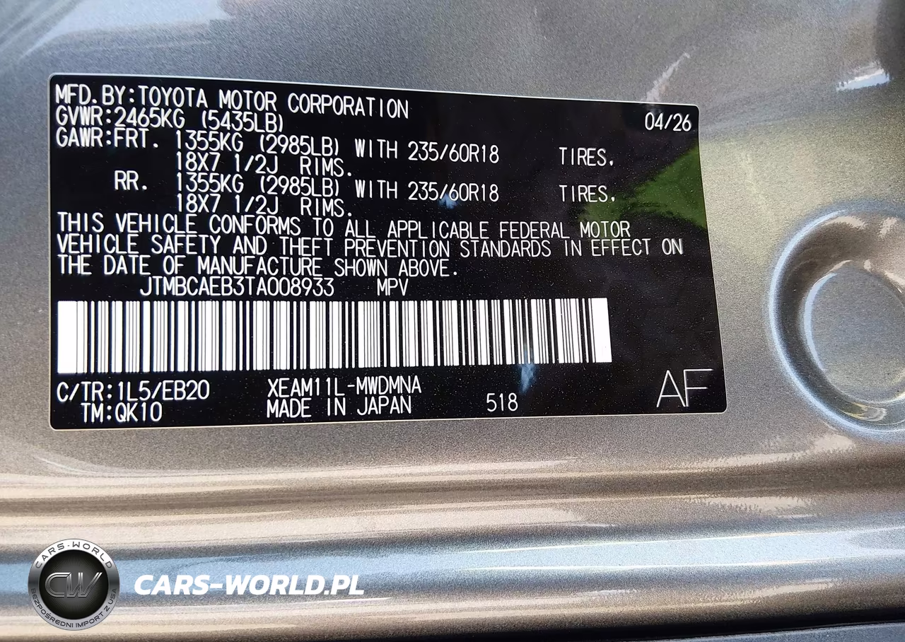 2026 Toyota Bz Xle Plus VIN:JTMBCAEB3TA008933 - 9