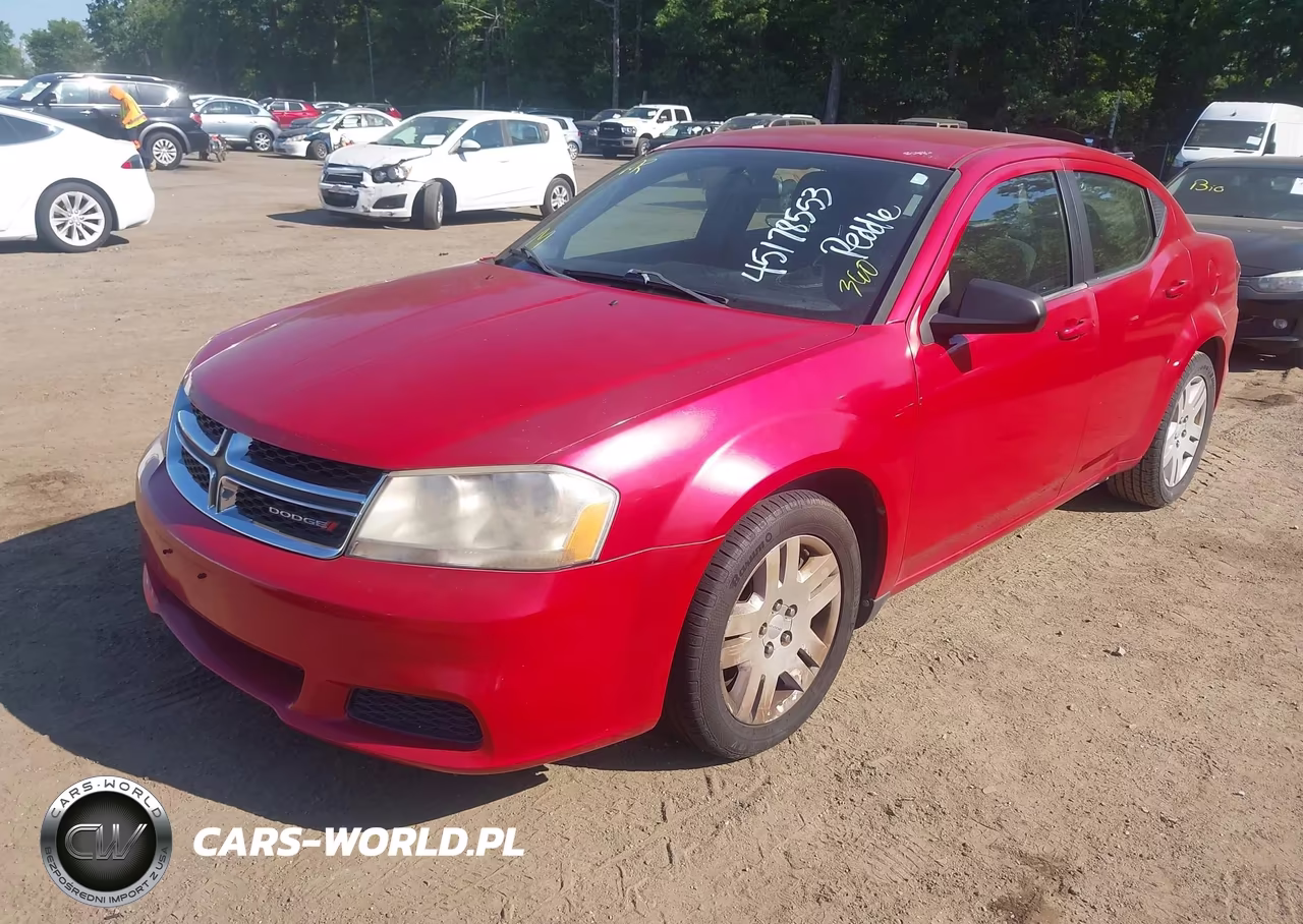 2013 Dodge Avenger Se VIN:1C3CDZAB3DN621543 - 2
