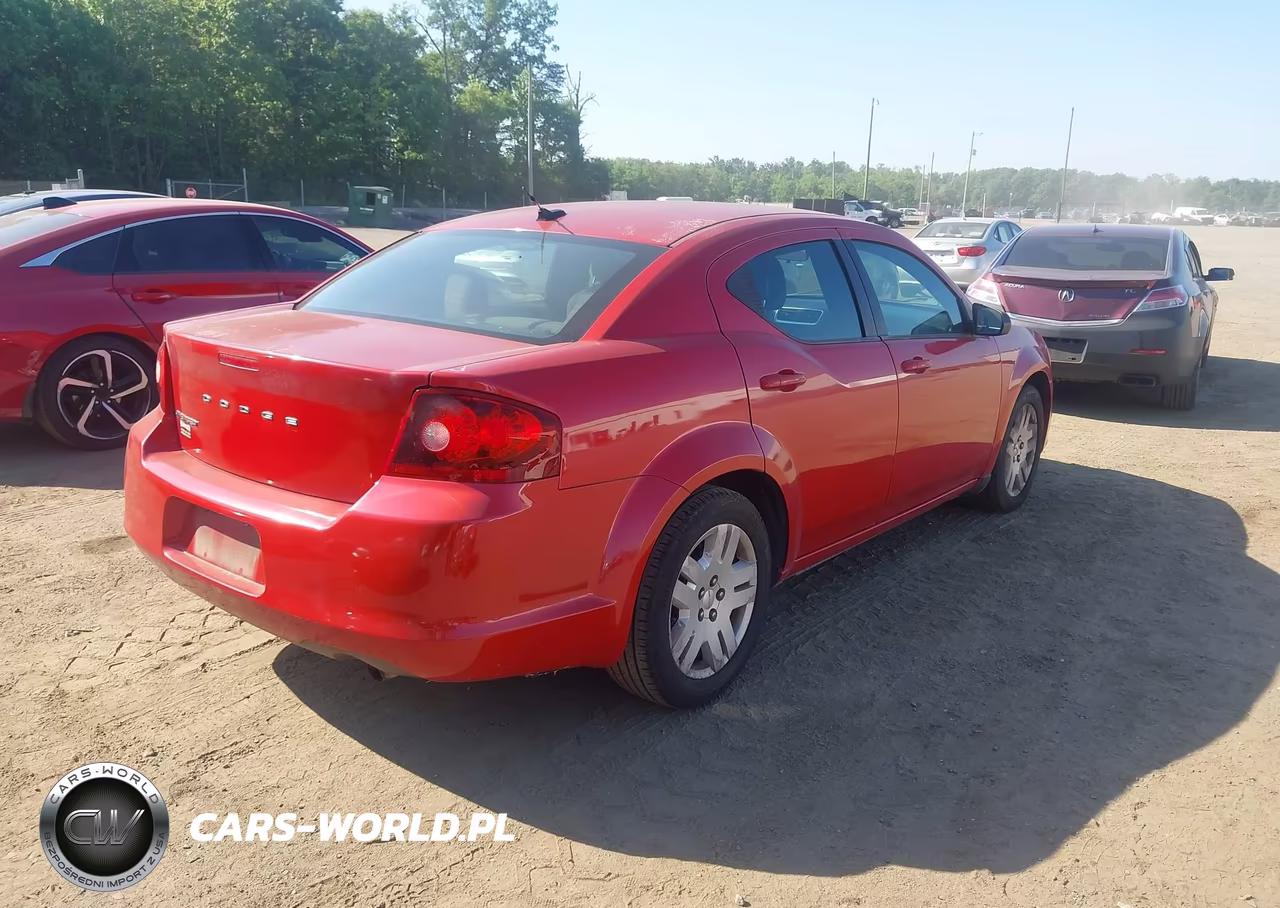 2013 Dodge Avenger Se VIN:1C3CDZAB3DN621543 - 4