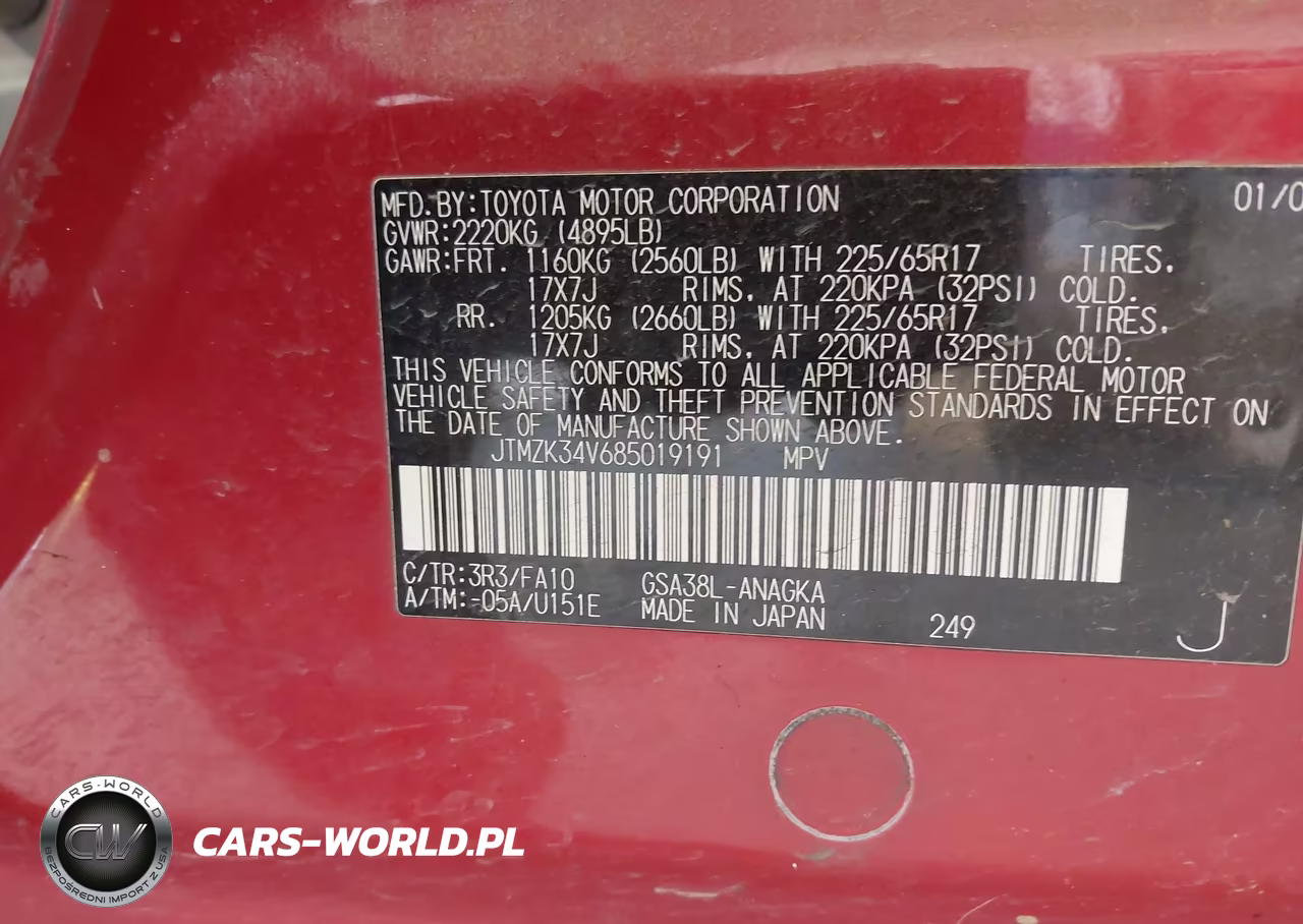2008 Toyota Rav4 Limited V6 VIN:JTMZK34V685019191 - 9