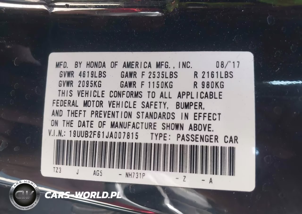2018 Acura Tlx Tech A-Spec Pkgs VIN:19UUB2F61JA007815 - 9