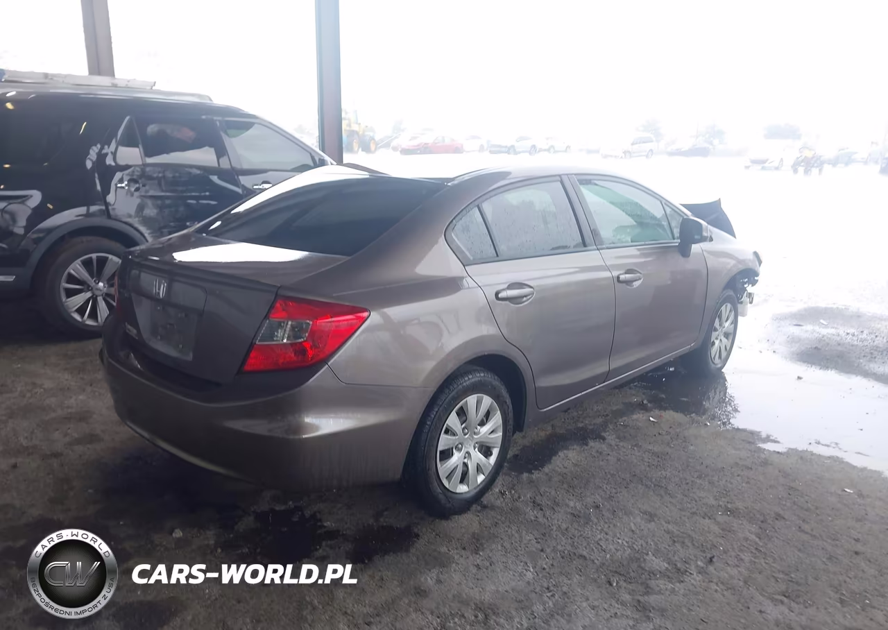 2012 Honda Civic Lx VIN:2HGFB2F55CH523552 - 4