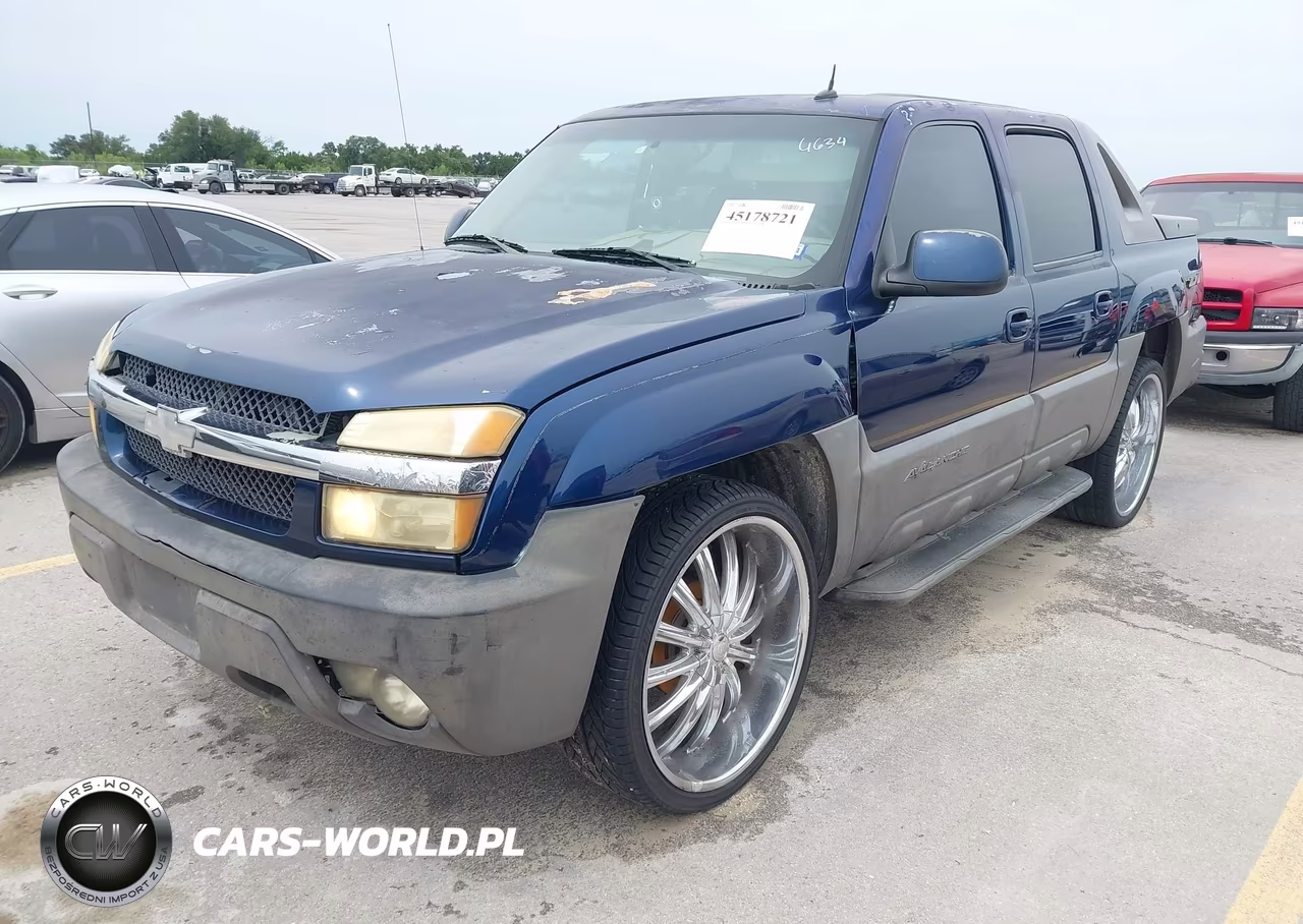 2002 Chevrolet Avalanche 1500 VIN:3GNEK13T72G174634 - 2