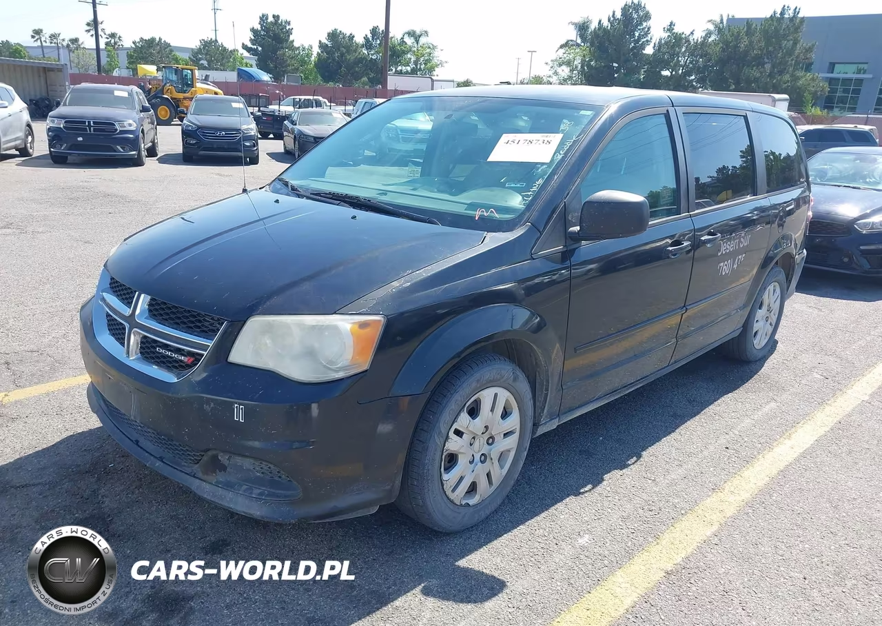 2014 Dodge Grand Caravan Se VIN:2C4RDGBG7ER380742 - 2