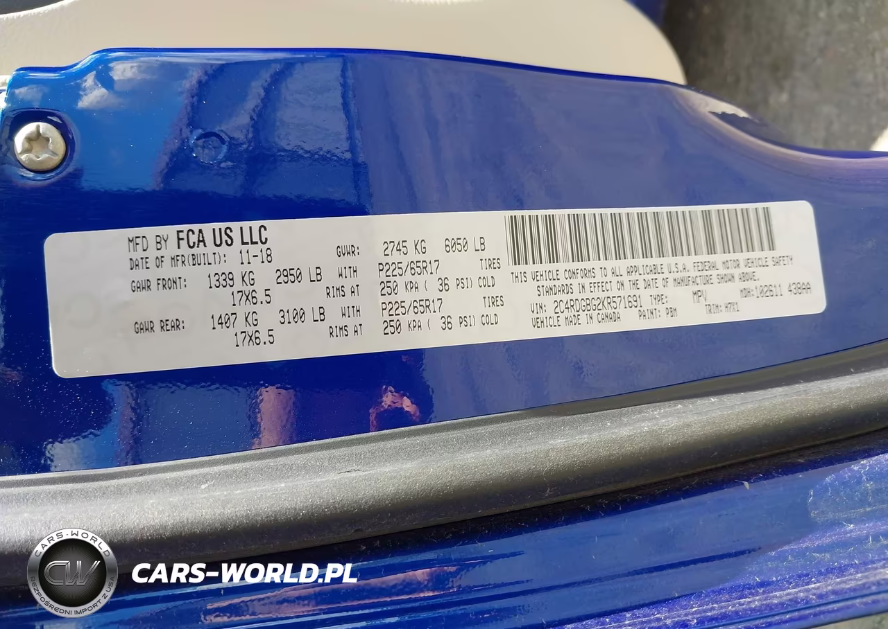 2019 Dodge Grand Caravan Se VIN:2C4RDGBG2KR571691 - 9